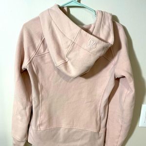 Lululemon scuba zip up hoodie- Size 6- Light Pink